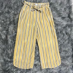 hollister striped linen pants
